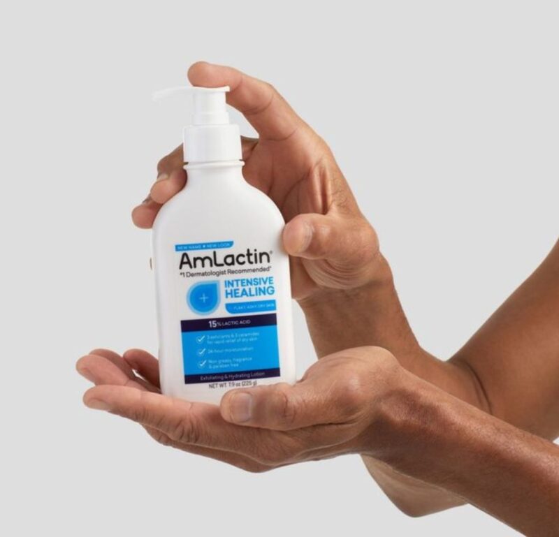 AmLactin Intensive Healing Exfoliating & Hydrating Lotion with 15% Lactic Acid