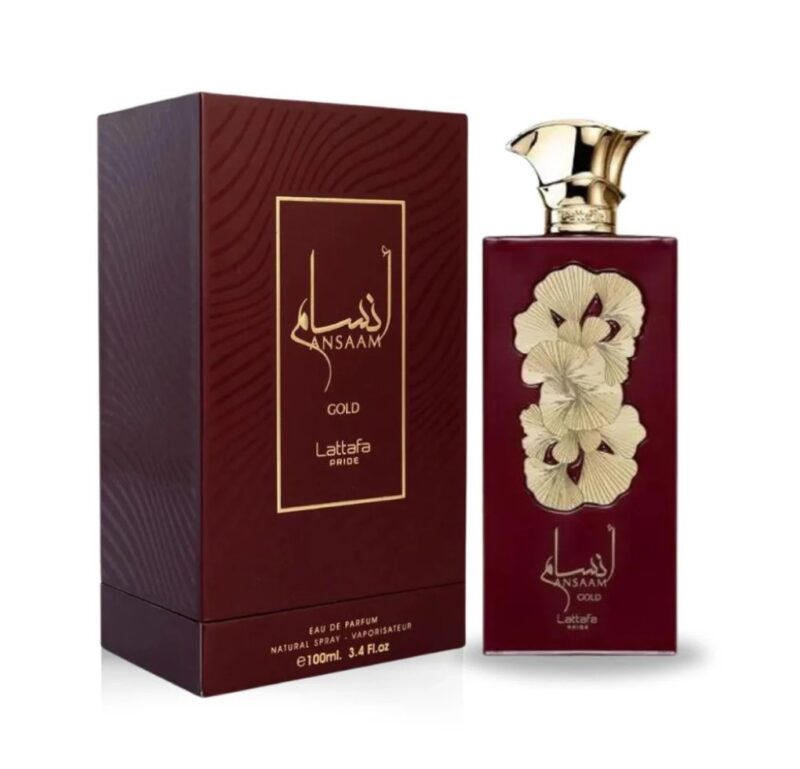 Ansaam Gold Eau De Perfume By Lattafa Pride - Versatile Feminine Fragrance, Captivating Sweet Scent with Citrus & Floral Notes - Image 2