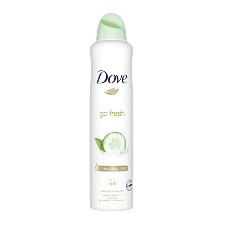 Dove Go Fresh Cucumber & Green Tea Anti-Perspirant Deodorant - 48-Hour Protection Deodorant with Moisturizing Cream, 0% Alcohol for Smooth and Soft Underarms