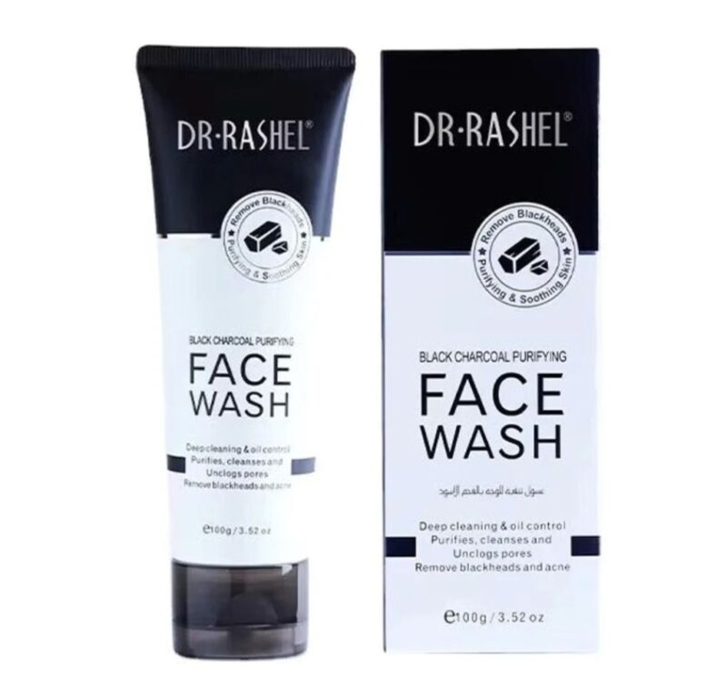 Dr. Rashel Black Charcoal Purifying Face Wash