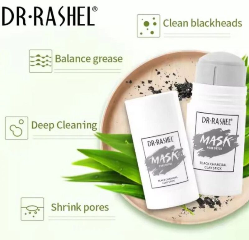 Dr. Rashel Pore Detox Black Charcoal Clay Mask Stick