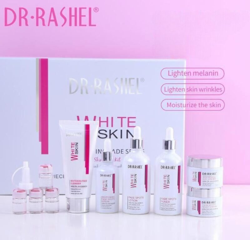 Dr. Rashel White Skin 10 Piece Set - Whitening Fade Cleanser, Toner, Lotion, Serum, Day Cream, Night Cream, Ampoule Serum - Image 2