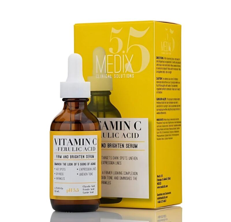 MEDIX55 VITAMIN C + FERULIC ACID FIRM AND BRIGHTEN SERUM