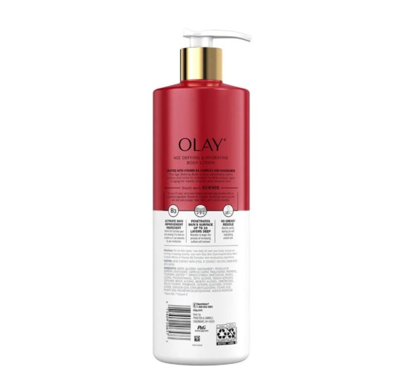 Olay Regenerist Age Defying Body Lotion with Niacinamide - Deep Moisture, Smooths Fine Lines, Visibly Smooths Skin, 10 Layers Deep Penetration - Image 2