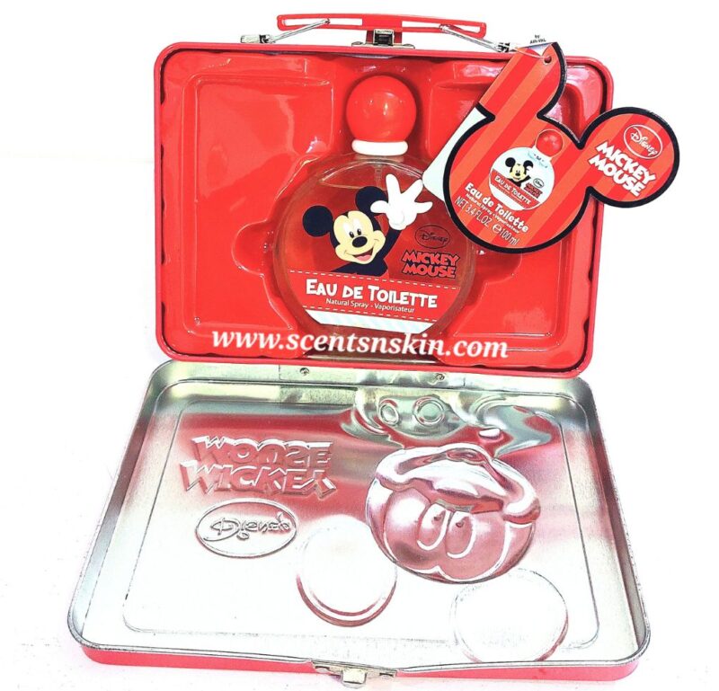 Air-Val Disney Mickey Mouse Metallic Box Eau De Toilette, 100 ml