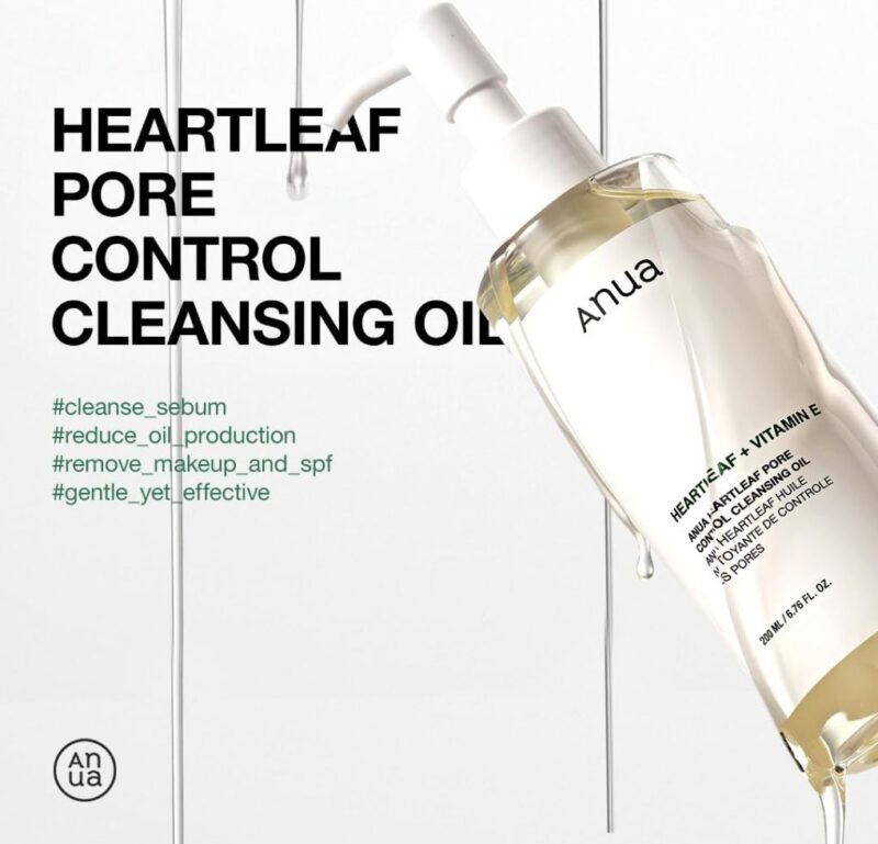 Anua Heartleaf Pore Control Cleansing Oil, Oil Cleanser for Face, Makeup Blackhead Remover, Korean Skin Care - Image 7