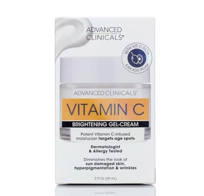 Advanced Clinicals Vitamin C Brightening Gel-Cream