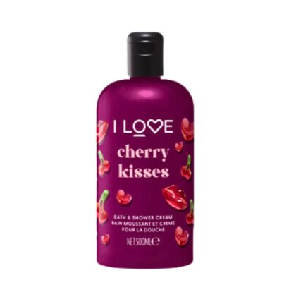 I LOVE -(Cherry Kisses) Bath and Shower Cream 500ml