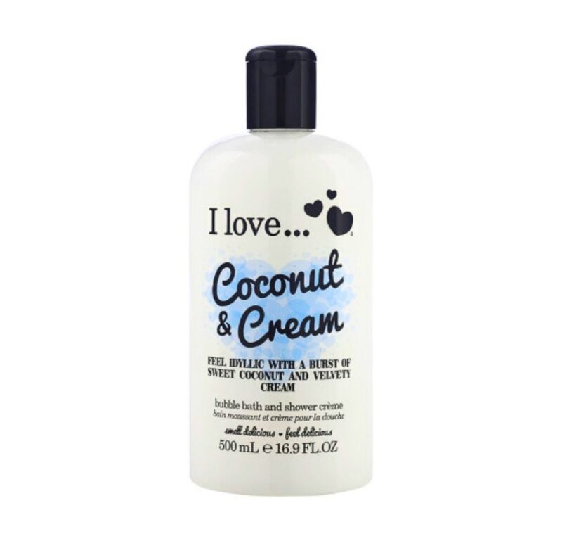 I LOVE -(Coconut & Cream) Bath and Shower Cream - 500ml