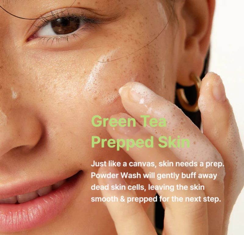 By Wishtrend Green Tea & Enzyme Powder Face Wash