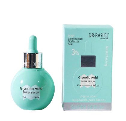 Dr. Rashel High Concentration Glycolic Acid Super Serum 50ml - Exfoliates Skin for Smooth, Radiant Skin.
